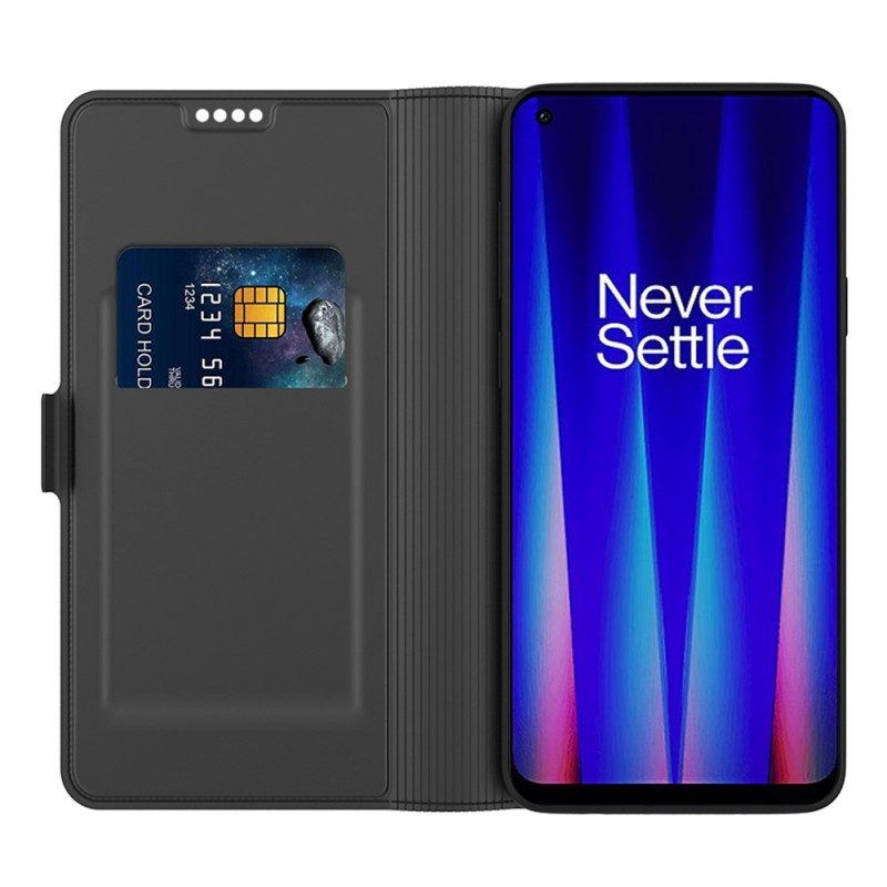 Flip Case Für OnePlus Nord 2T 5G Doppelter Verschluss