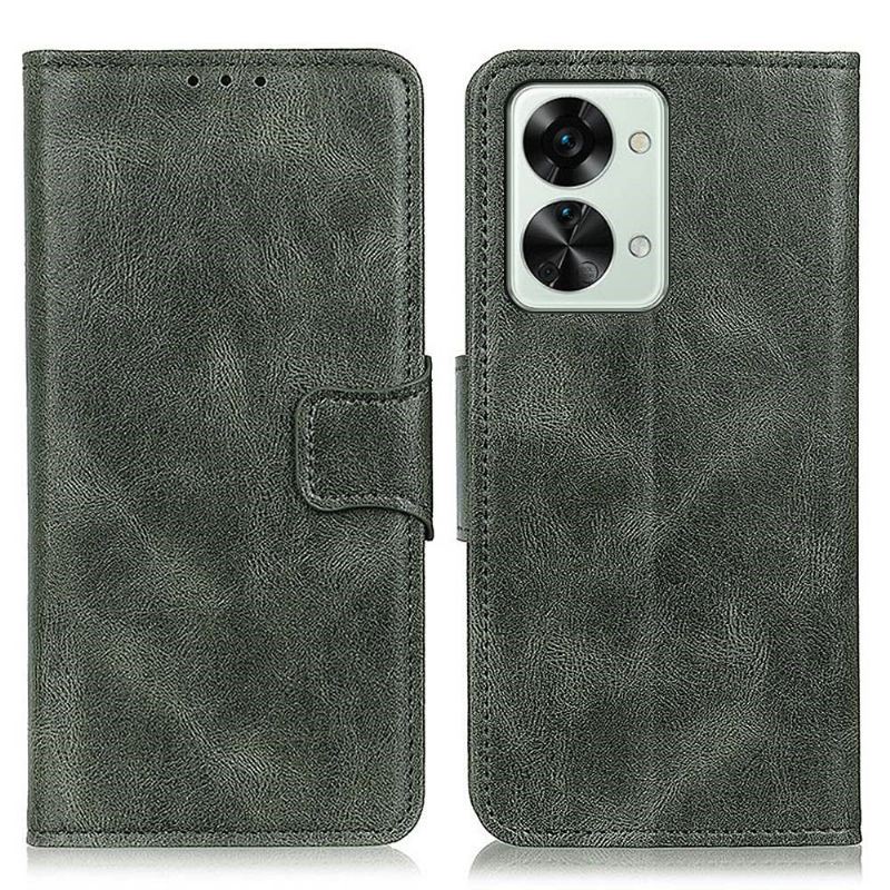 Lederhüllen Für OnePlus Nord 2T 5G Flip Case Kunstleder Folio Standfunktion