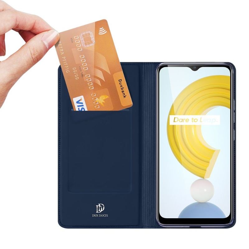 Case Für Realme C21 Business-satin-effekt