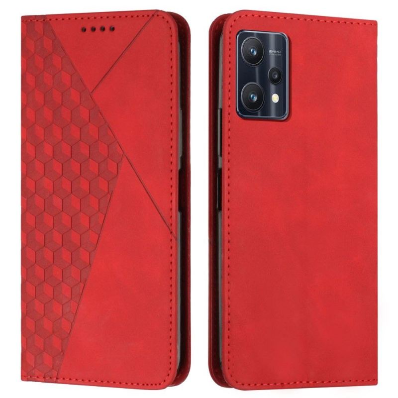 Flip Case Für OnePlus Nord CE 2 Lite 5G Geometrie-design Aus Kunstleder