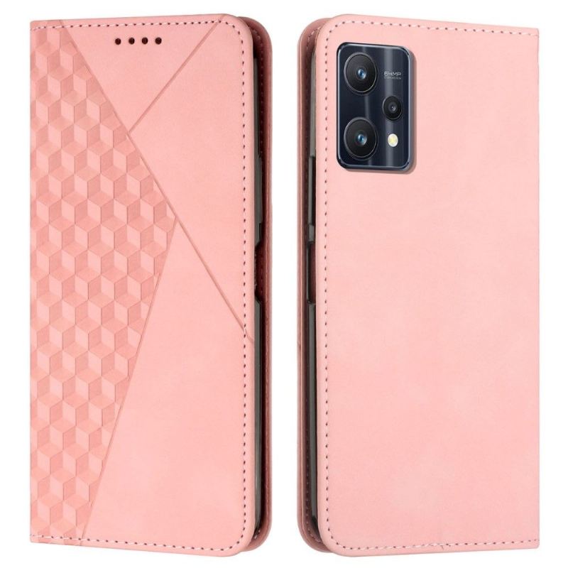 Flip Case Für OnePlus Nord CE 2 Lite 5G Geometrie-design Aus Kunstleder