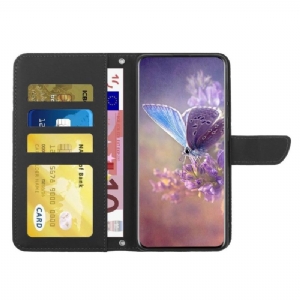 Flip Case Für OnePlus Nord CE 2 Lite 5G Schmetterlings- Und Blumenillustration