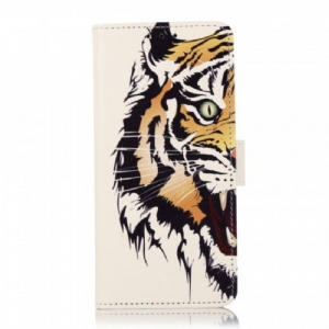 Flip Case Für Honor 50 Wilder Tiger