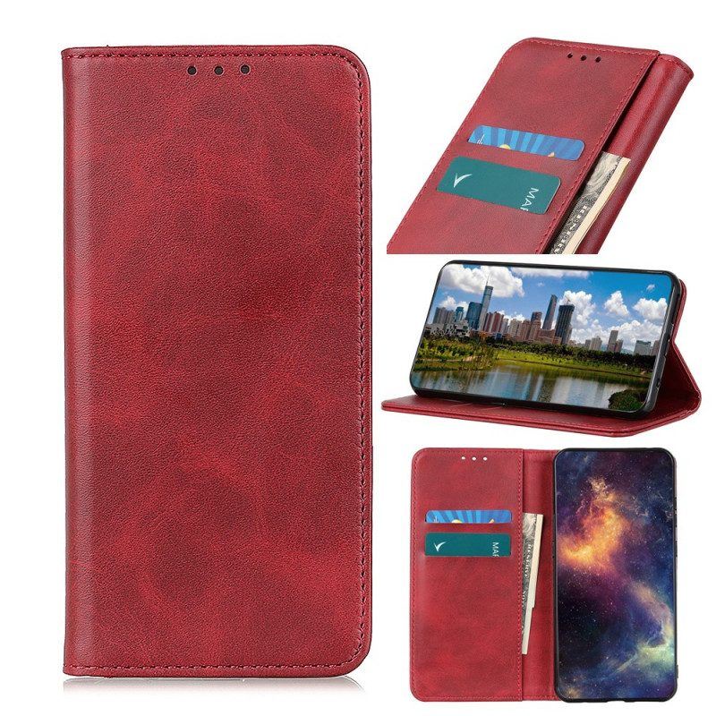 Schutzhülle Für Honor 50 Flip Case Elegantes Spaltleder