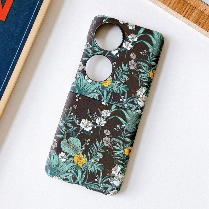 Handyhülle Für Huawei P50 Pocket Blumen