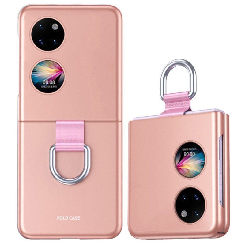 Hülle Für Huawei P50 Pocket Skin-touch Mit Ring