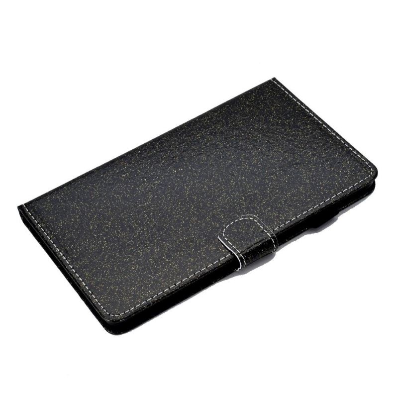 Flip Case Für Samsung Galaxy Tab S6 Lite Pailletten - Schwarz