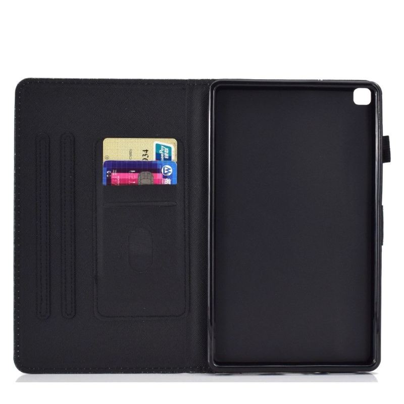 Flip Case Für Samsung Galaxy Tab S6 Lite Pailletten - Schwarz