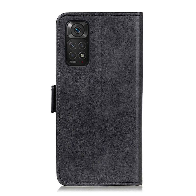 Case Für Xiaomi Redmi Note 11 / Note 11S Anti-Sturz Geldbörse Matter Lederbezug