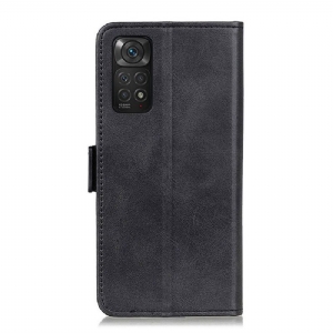 Case Für Xiaomi Redmi Note 11 / Note 11S Anti-Sturz Geldbörse Matter Lederbezug