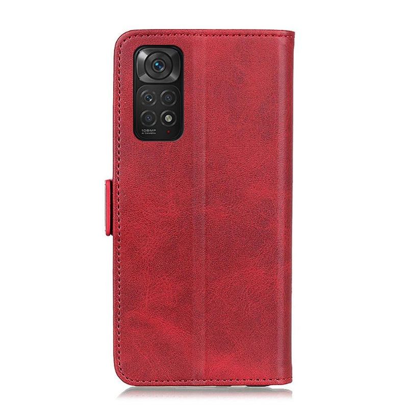 Case Für Xiaomi Redmi Note 11 / Note 11S Anti-Sturz Geldbörse Matter Lederbezug