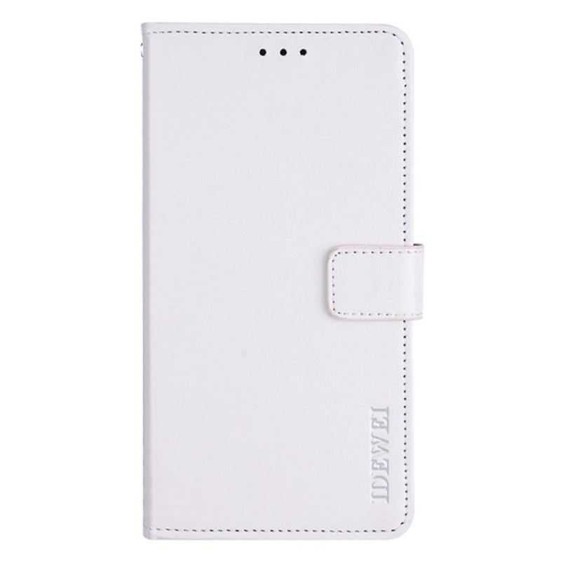 Flip Case Für Xiaomi Redmi Note 11 / Note 11S Flip Case Idewei Folio Lederoptik