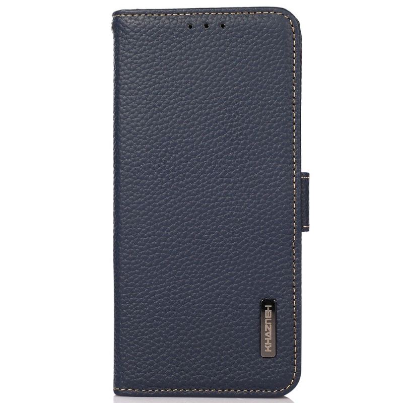 Flip Case Für Xiaomi Redmi Note 11 / Note 11S Khazneh Erstes Genarbtes Leder