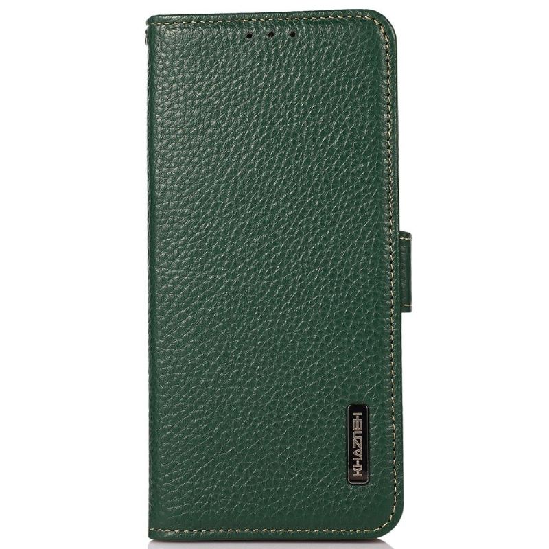 Flip Case Für Xiaomi Redmi Note 11 / Note 11S Khazneh Erstes Genarbtes Leder