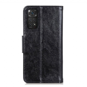 Flip Case Für Xiaomi Redmi Note 11 / Note 11S Stil Aus Gealtertem Leder