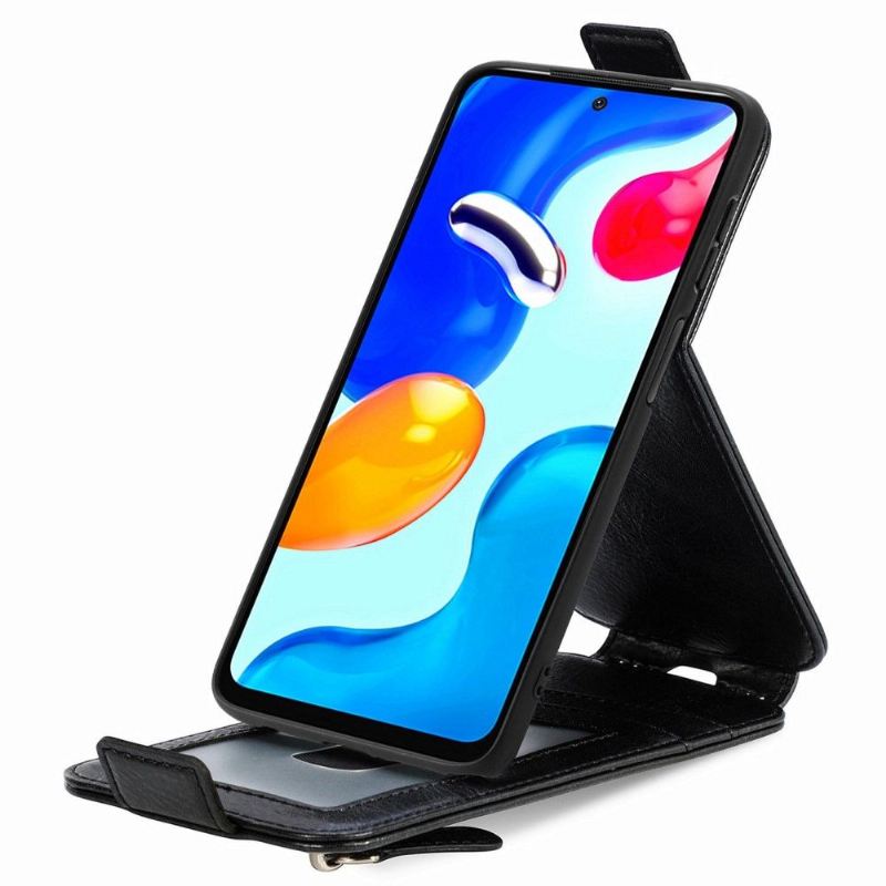 Flip Case Für Xiaomi Redmi Note 11 / Note 11S Flip Case Vertikaler Klappkartenhalter