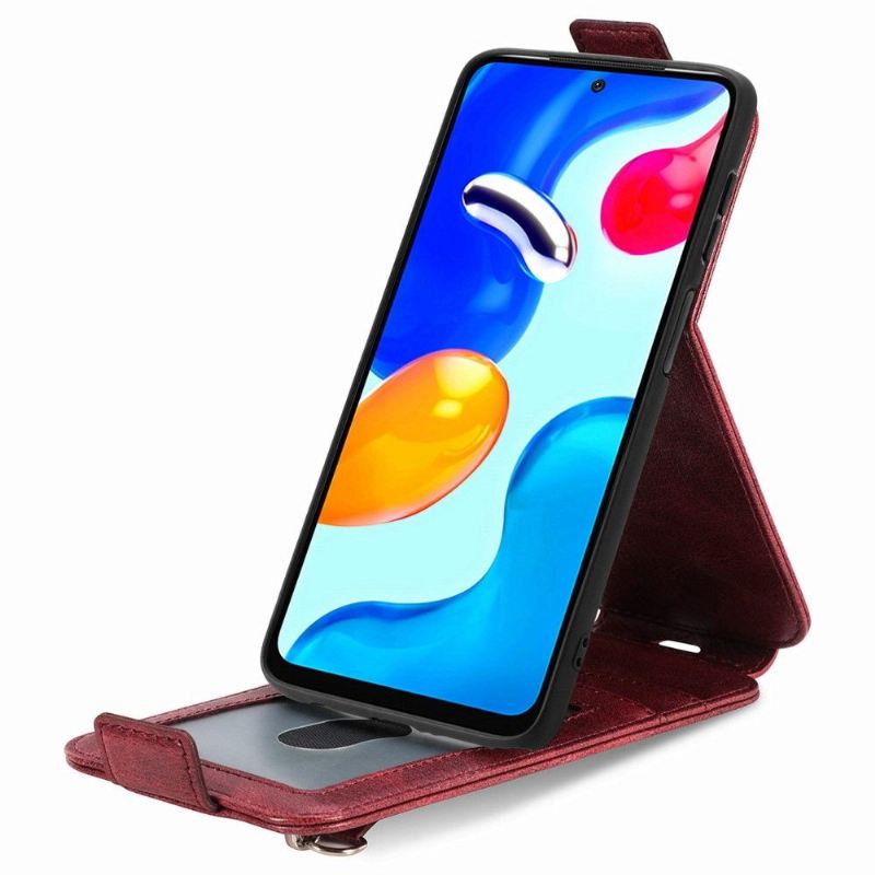 Flip Case Für Xiaomi Redmi Note 11 / Note 11S Flip Case Vertikaler Klappkartenhalter