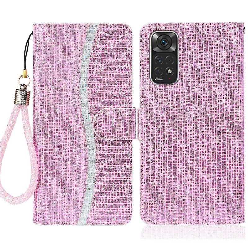 Lederhüllen Für Xiaomi Redmi Note 11 / Note 11S Glitter-kartenhalter