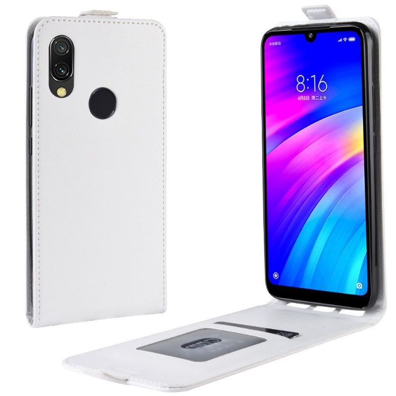 Case Für Xiaomi Redmi 7 Flip Case Vertikales Kunstleder