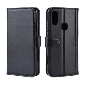 Case Für Xiaomi Redmi 7 Kartenetui Aus Premium-leder – Schwarz