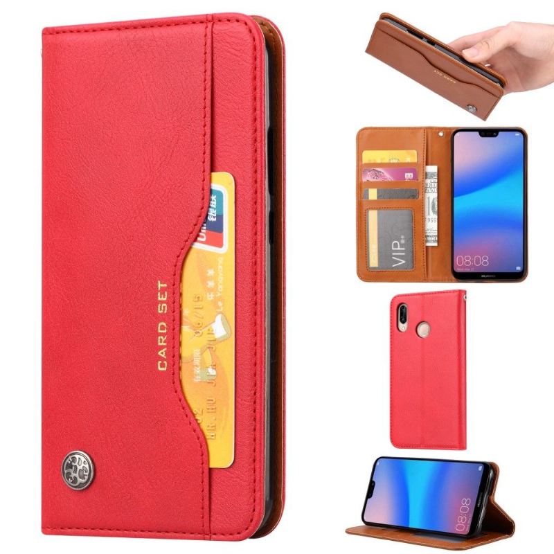 Case Für Xiaomi Redmi 7 Leder Mit Ständer Und Kartenhalter