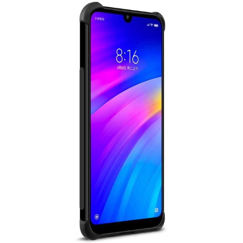 Hülle Für Xiaomi Redmi 7 Klassenschutz - Black Metal