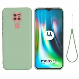 Hülle Für Motorola Moto G9 Play Anti-Sturz Puro Silikonflüssigkeit