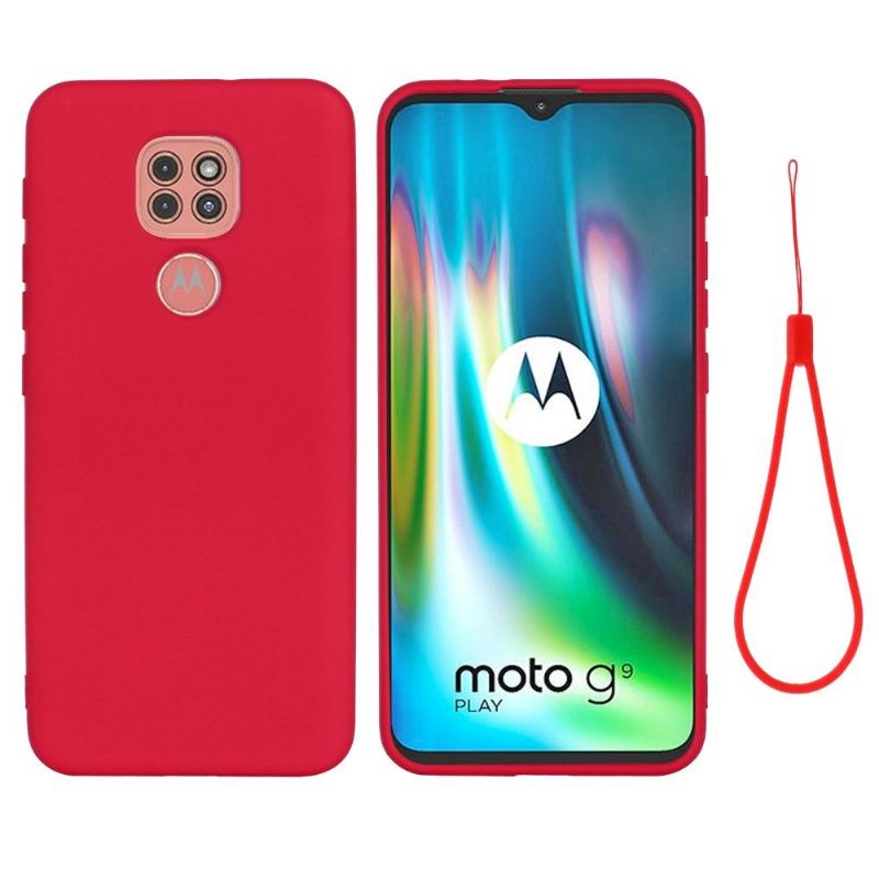 Hülle Für Motorola Moto G9 Play Anti-Sturz Puro Silikonflüssigkeit