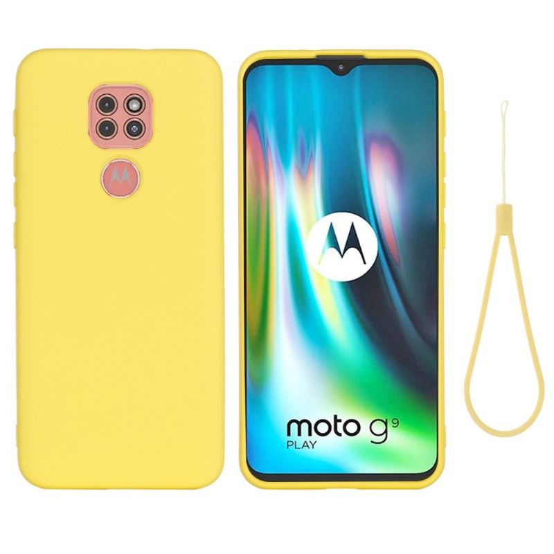 Hülle Für Motorola Moto G9 Play Anti-Sturz Puro Silikonflüssigkeit