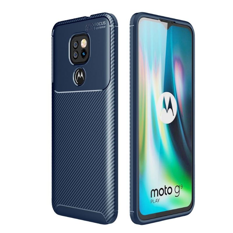 Hülle Für Motorola Moto G9 Play Kohlefaser-effekt