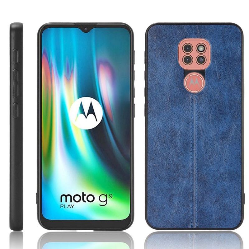 Hülle Für Motorola Moto G9 Play Ledereffekt