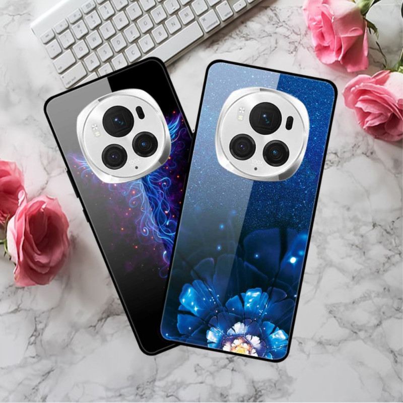 Hülle Honor Magic 6 Pro Prächtige Blumen Aus Gehärtetem Glas