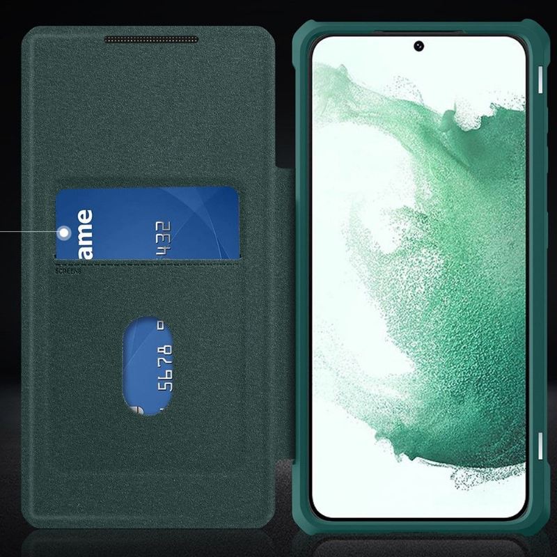 Case Für Samsung Galaxy S21 Ultra 5G Flip Case Geschäft Umdrehen