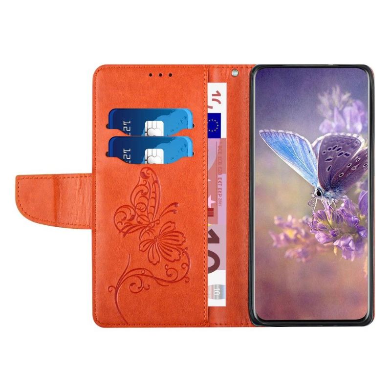 Case Für Samsung Galaxy S21 Ultra 5G Flip Case Schmetterling