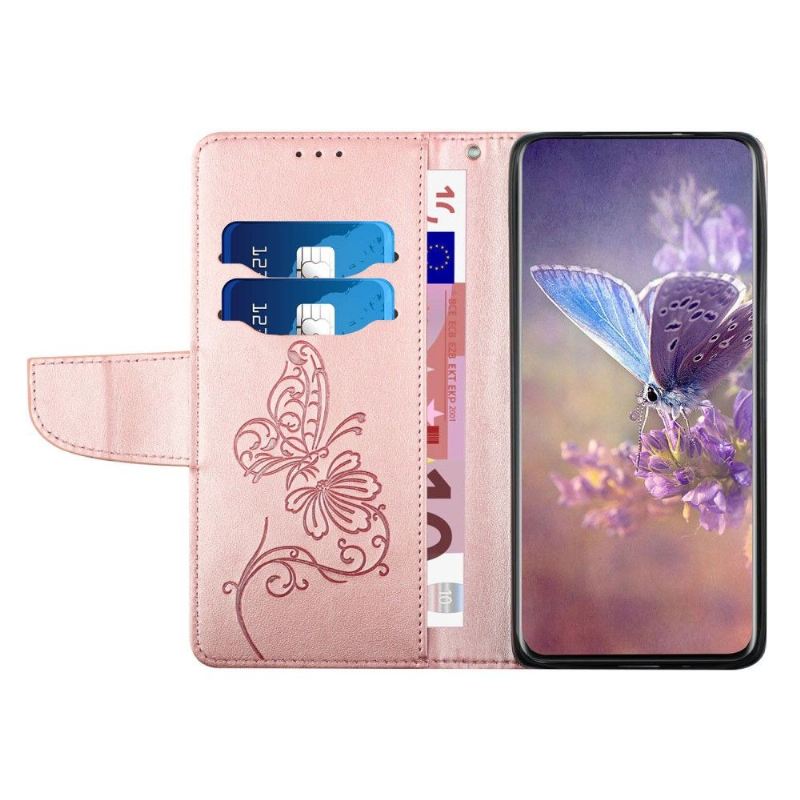 Case Für Samsung Galaxy S21 Ultra 5G Flip Case Schmetterling