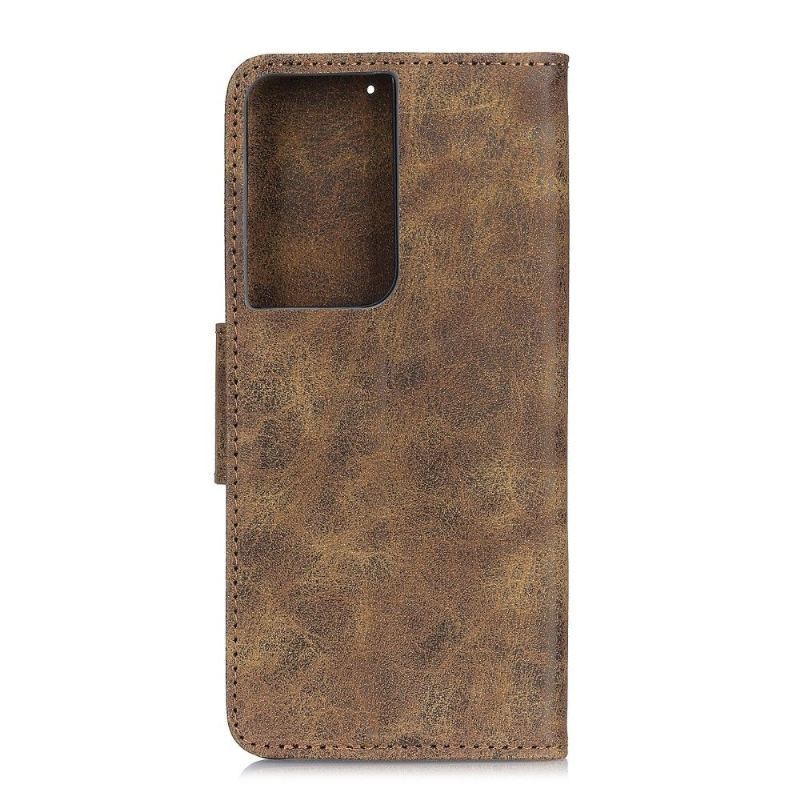 Case Für Samsung Galaxy S21 Ultra 5G Schutzhülle Edouard Kunstleder Vintage