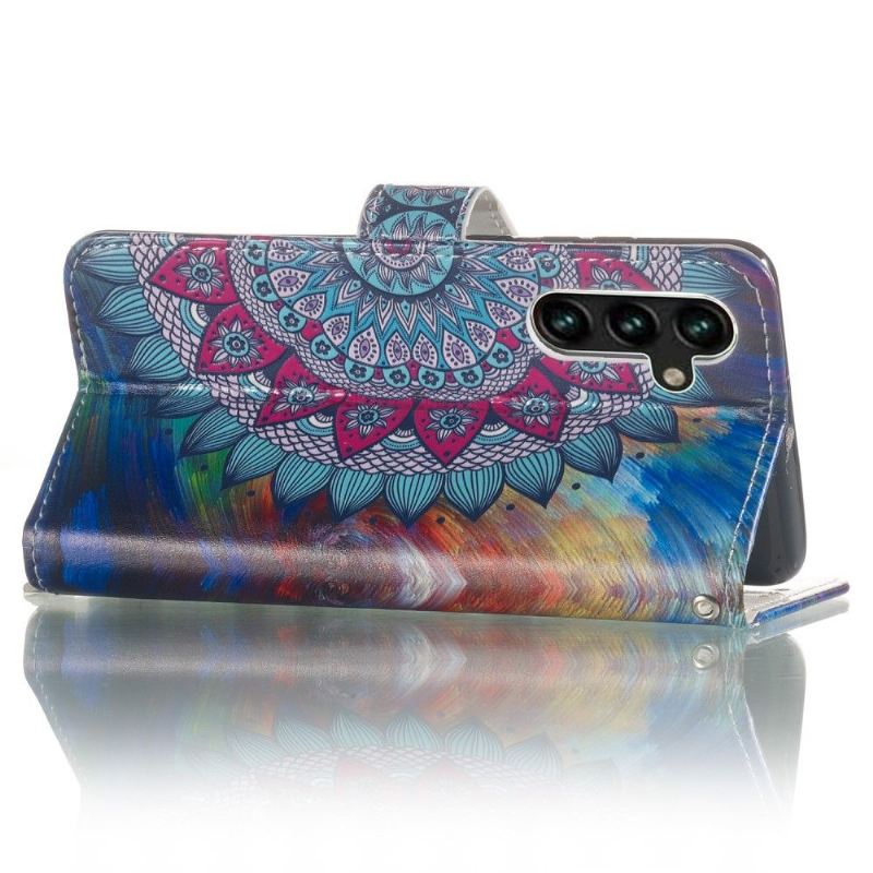 Flip Case Für Samsung Galaxy A13 5G Blumen-mandala