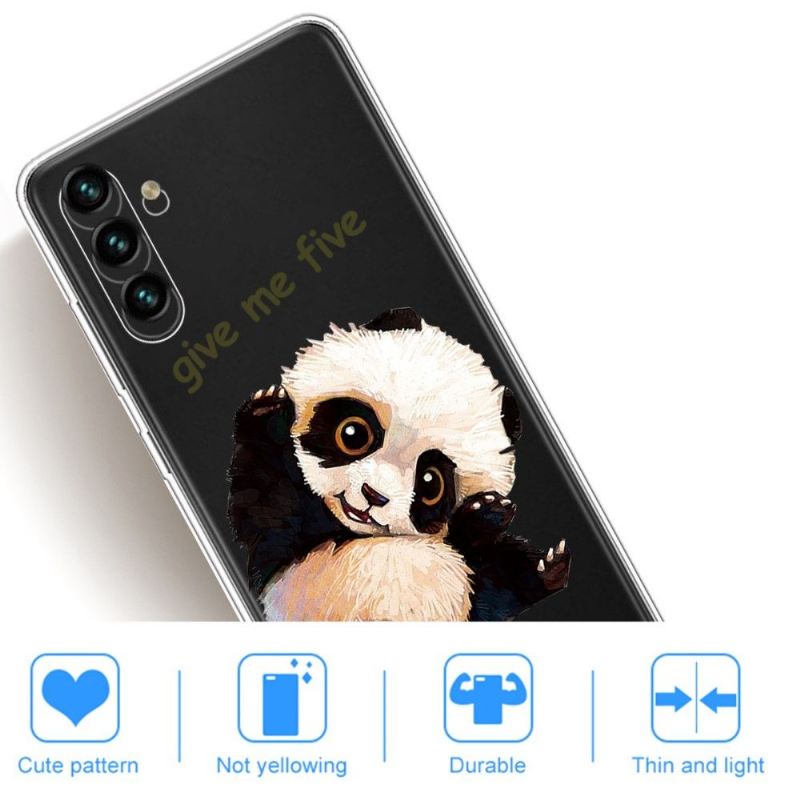 Handyhülle Für Samsung Galaxy A13 5G Schutzhülle Panda"gib Mir Fünf"