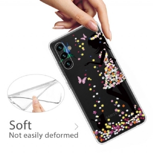 Hülle Für Samsung Galaxy A13 5G Blumenmädchen