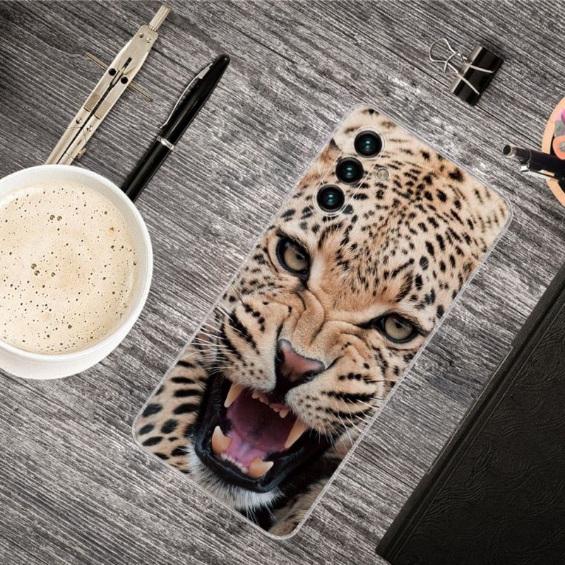 Hülle Für Samsung Galaxy A13 5G Brüllender Leopard