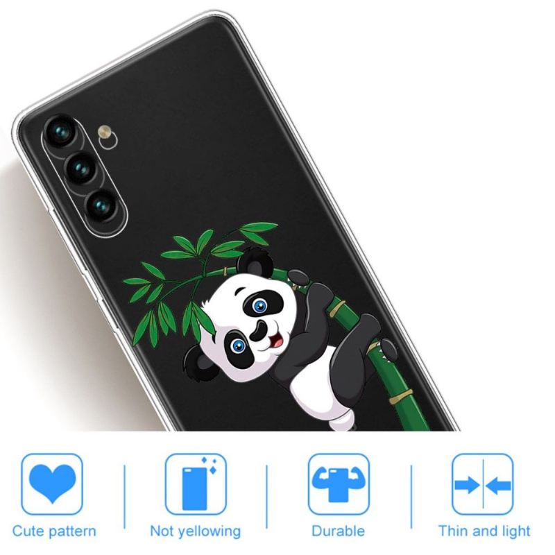 Hülle Für Samsung Galaxy A13 5G Panda Auf Bambus