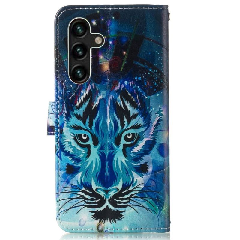 Lederhüllen Für Samsung Galaxy A13 5G Künstlerischer Tiger