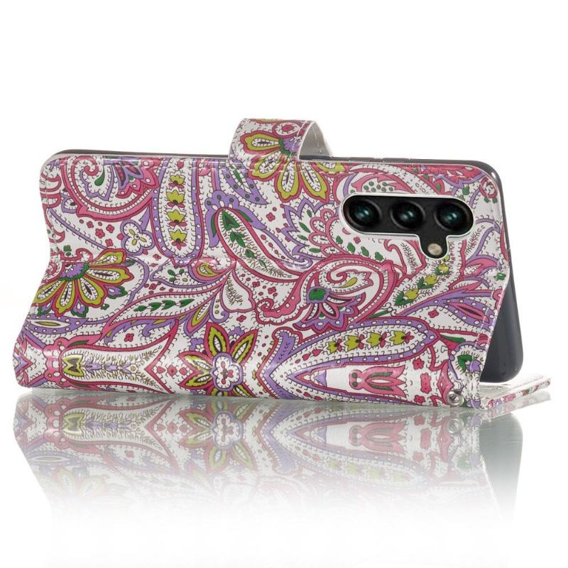 Lederhüllen Für Samsung Galaxy A13 5G Paisley-blume