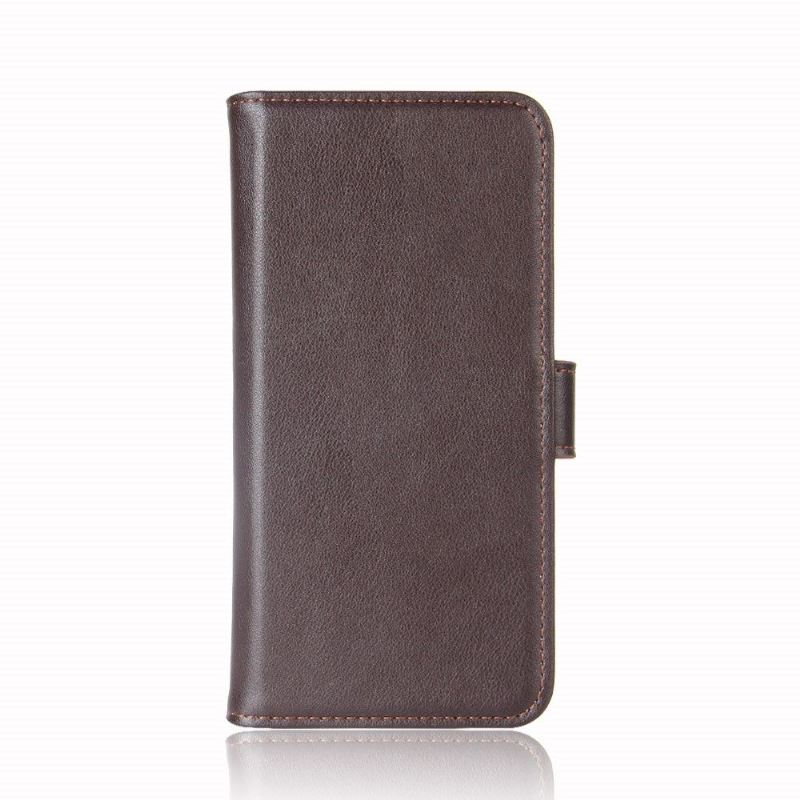 Case Für Huawei Y6 2019 Premium-leder - Braun