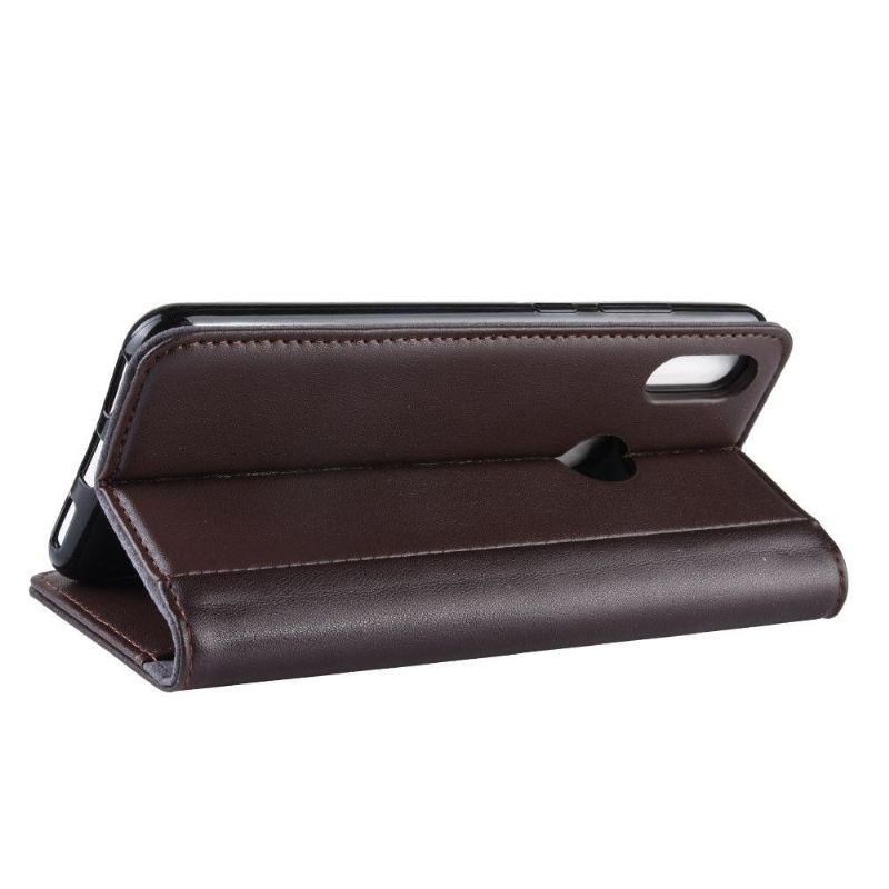 Case Für Huawei Y6 2019 Premium-leder - Braun