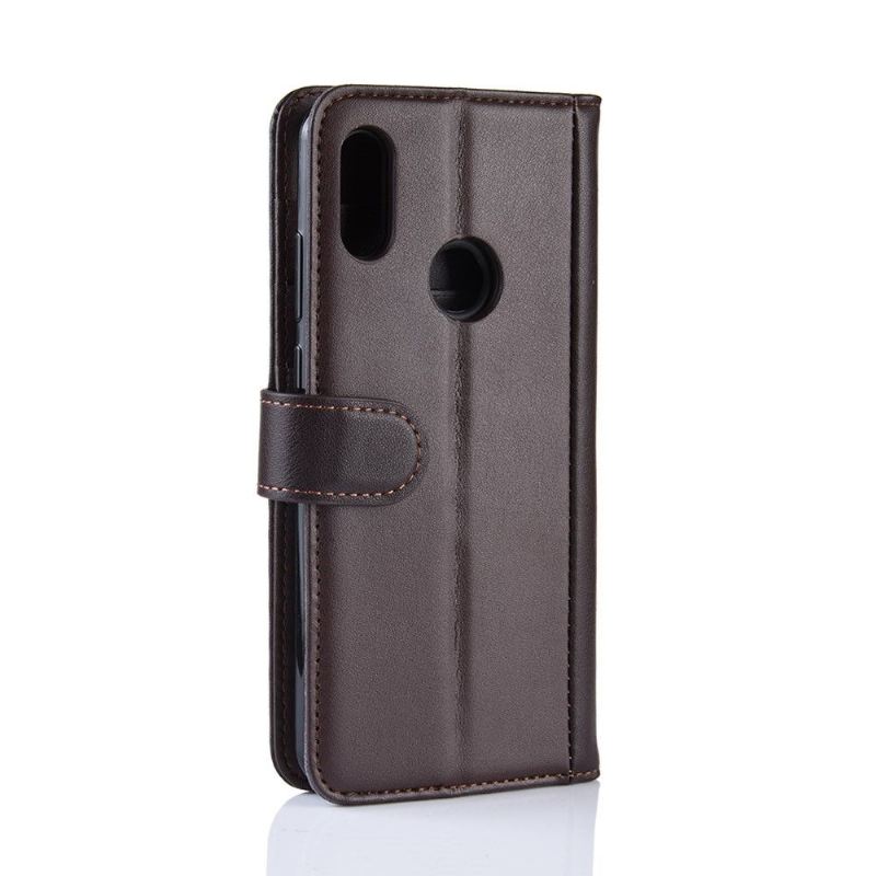 Case Für Huawei Y6 2019 Premium-leder - Braun