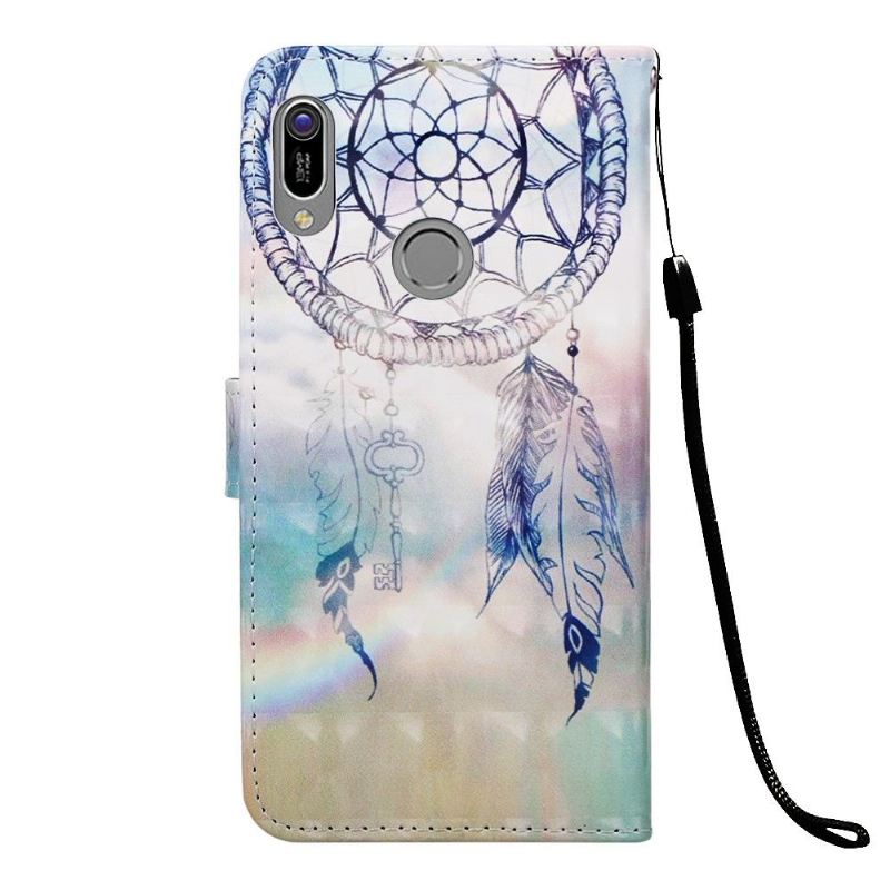 Flip Case Für Huawei Y6 2019 Mit Kordel Traumfänger