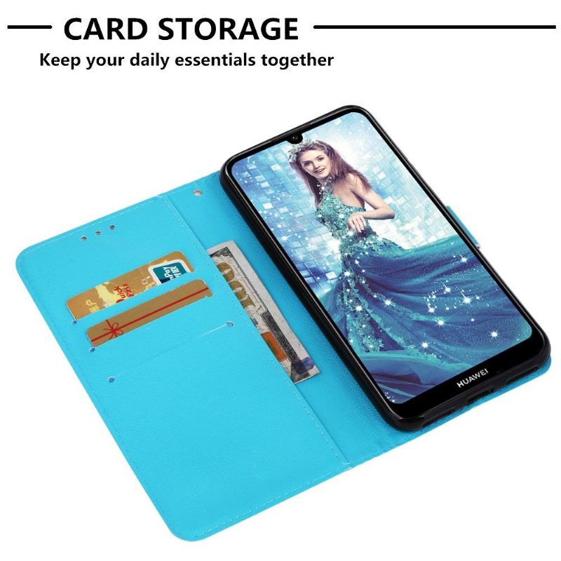 Flip Case Für Huawei Y6 2019 Mit Kordel Traumfänger