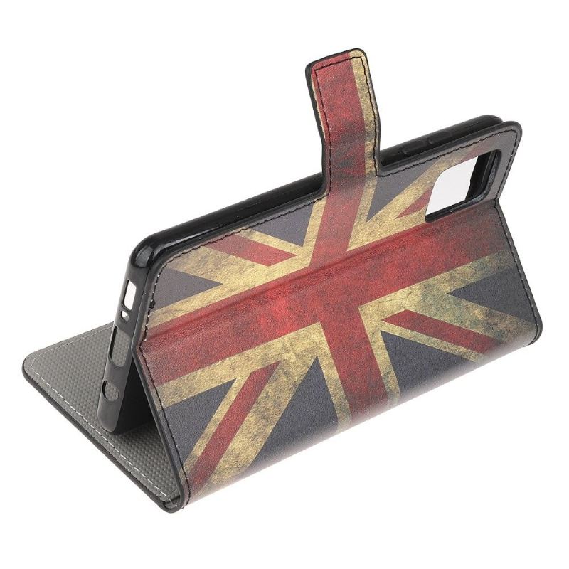 Flip Case Für Xiaomi Redmi Note 10 Vintage Englische Flagge