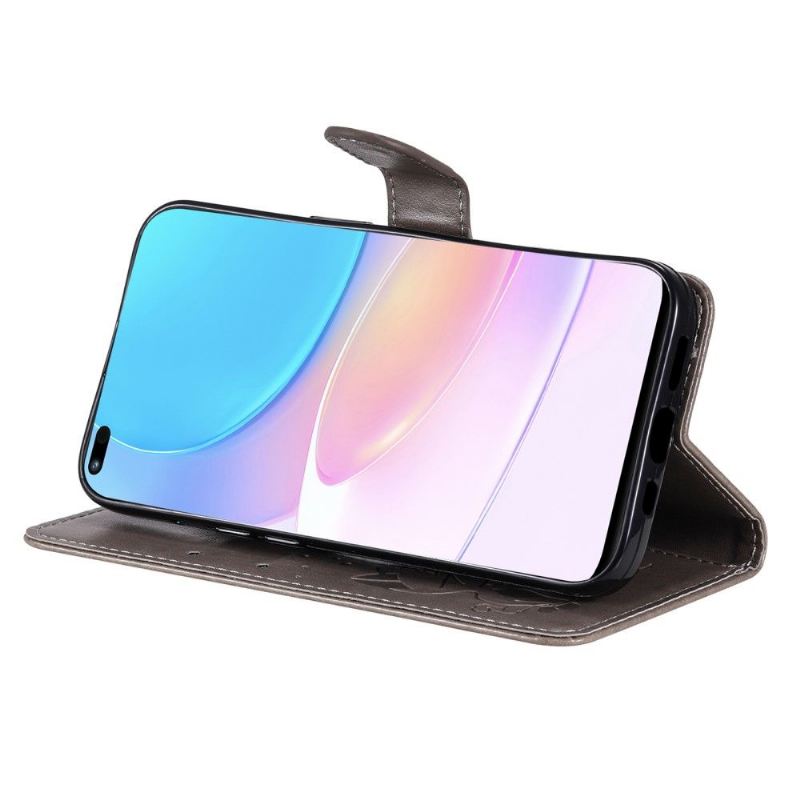 Flip Case Für Honor 50 Lite / Huawei Nova 8i Katzenabbildung